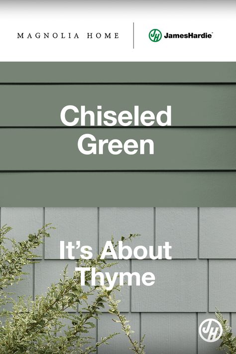 James Hardie Its About Thyme, Its About Thyme Exterior, Green Hardie Board House, Hardie Board Siding Ideas, Hardie Siding Colors, Hardie Board House, Hardie Board Siding Colors, Siding Inspiration, James Hardie Siding Colors