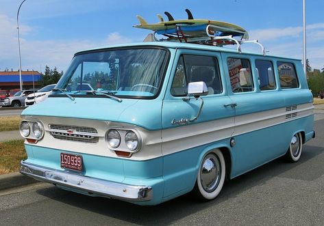 @surfers_vans on Instagram: “Now that’s more my cuppa Rosie lea, In my opinion so much nicer than the previous post of same type of van . #noroofchop  #corvair…” Chevy Corvair, Retro Bus, Vintage Vans, Custom Vans, In My Opinion, My Opinions, Wagons, Cool Cars, Chevy