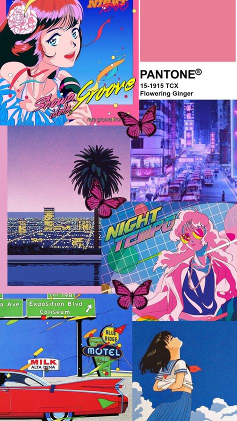 City Pop Graphic Design, Japan City Pop Aesthetic, City Pop Japan 80s Aesthetic Wallpaper, Japanese 80s City Pop, City Pop Album Cover, Jpop 80s Aesthetic, City Pop Aesthetic Wallpaper, 80s Anime Wallpaper, City Pop Wallpaper