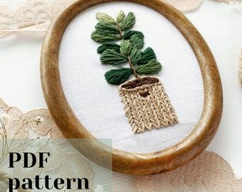 Fig Embroidery, Embroidery Icons, Crochet Monstera, Farmers Market Flowers, Christian Embroidery, Fiddle Leaf, Fiddle Leaf Fig, Hand Embroidery Art, Embroidery Hoop Art