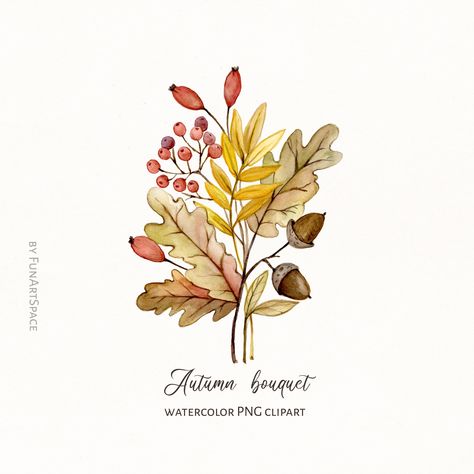 Autumn Illustration Fall, Watercolor Pumpkins Autumn, Fall Core, Autumn Celebration, Autumn Bouquet, Fall Clipart, Autumn Illustration, Watercolor Pumpkins, Fall Watercolor