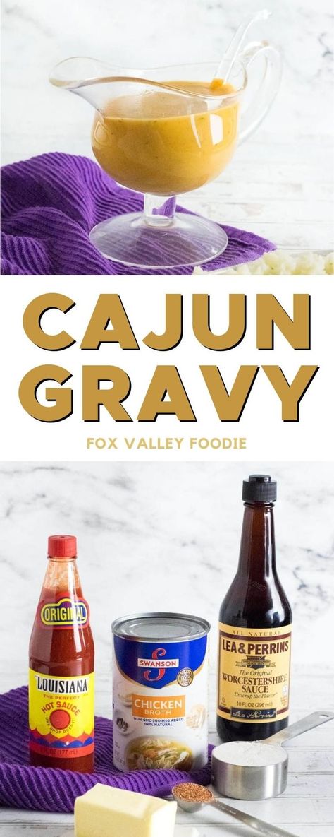 Cajun Turkey Gravy Recipe, Cajun Turkey Gravy, Spicy Chicken Gravy Recipe, Cajun Gravy Fries, Redeye Gravy Recipe, Southern Brown Gravy Recipe, Cajun Sides Dishes, Cajun Chicken Gravy, Popeyes Mashed Potatoes And Gravy