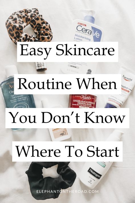 Do you feel overlwhemed when it comes to skin care? I used to feel like that as well. But with this easy skincare routine guide you will know wxtractly which steps to add for you morning or night skincare routine. It doesn't have to be complicated and you don't need a ton of products! Easy Skincare Routine, Face Washing Routine, Skin Care Routine 40s, Easy Skincare, Haut Routine, Face Skin Care Routine, Facial Routines, Face Routine, Skin Care Routine 30s