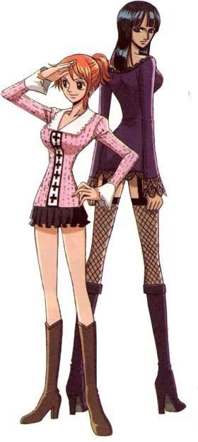 Nami's Outfits One Piece, Nami Pre Time Skip Outfits, One Piece Anime Nami Outfits, Nami Thriller Bark Outfit, Nami Outfits Inspired, Nami Cosplay One Piece, Robin Thriller Bark, Nico Robin Outfits, Robin One Piece Cosplay