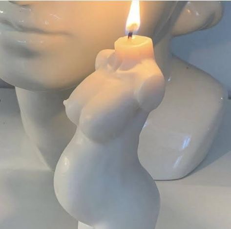 Bust Candle, Female Goddess, Goddess Candle, Female Bust, Female Torso, Candle Making Molds, Candle Safety, Aesthetic Candles, Beautiful Goddess