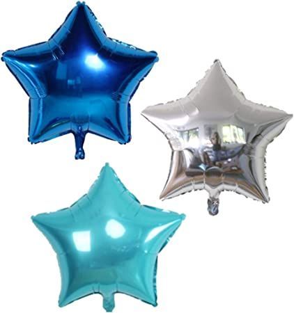 Star Party Decorations, Decorations For Baby Shower, Teal Balloons, Superhero Party Decorations, Kids Party Balloons, Boys Birthday Party Decorations, Star Balloons, Girls Birthday Party Decorations, Baby Shower Decorations For Boys