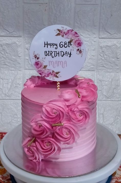 cake for women Small Pink Birthday Cake For Women, Nice Birthday Cakes For Women, Birthday Cake For 86 Year Old Woman, Cakes For Older Women Birthday, Elegant Pink Cakes Birthday For Women, Cakes For Adults Women, Womens Cakes Birthday, 38 Birthday Cake For Women, Round Birthday Cake For Women