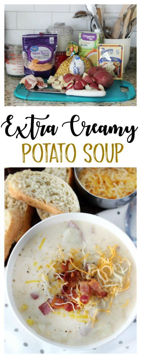 Irish Potato Soup, Gravy Packet, Cream Of Potato Soup, Country Gravy, Potato Soup Crock Pot, Corn Cheese, Chili Recipe Turkey, Soup Appetizers, Turkey Broth