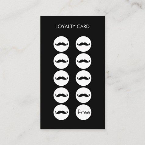 Barber Shop Loyalty Punch Card Loyalty Punch Card, Professional Business Card Design, Loyalty Card, Cards Ideas, Punch Cards, Professional Business Cards, Disney Gifts, Star Wars Gifts, Barber Shop