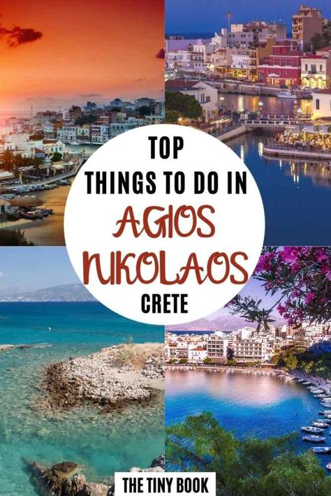 Amazing Things to Do in Agios Nikolaos, Crete | The Tiny Book Elounda Crete Greece, Agios Nikolaos Crete, Elounda Crete, Crete Holiday, Greece Rhodes, Greece Trip, Greek Travel, Holiday 2022, Greece Travel Guide