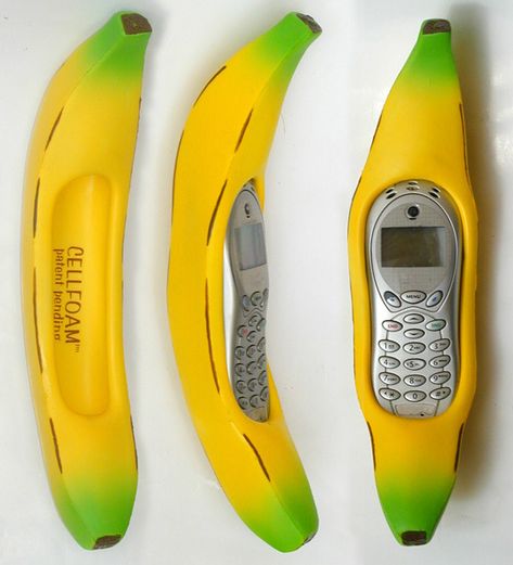 wierd phone cases | Strange Cell Phone Cases Weird Phone Cases, Funny Inventions, Banana Phone, Tokyo Disneysea, Inspector Gadget, Cell Phone Covers, Ipod Cases, A Banana, Telephones