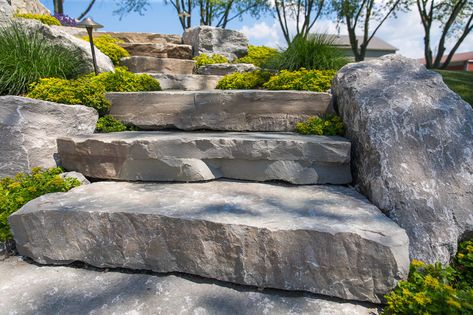 Stone Stairs Outdoor Front Porches, Minecraft Stairs Outside, Natural Stone Stairs, Minecraft Stairs, Stairs Outside, Paving Texture, Rock Steps, Landscape Steps, Stairs Ideas