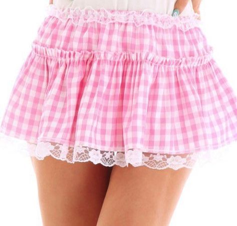 Getting treated like a baby by teenage girls - At the sleepover - Wattpad Gingham Skirt, Party Rock, Mini Pink, A Line Mini Skirt, Pink Gingham, Lace Hem, Plaid Skirt, Pleated Mini Skirt, Plaid Skirts