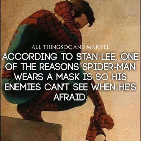 Who can relate? #spiderman Superhero Facts, Image Spiderman, Marvel Facts, Funny Marvel Memes, Marvel Quotes, Dc Memes, Avengers Memes, Marvel Jokes, Avengers Funny