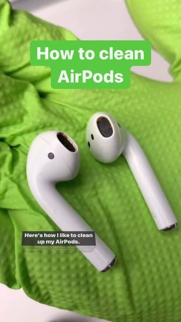 @cleanthatup on Instagram: "How to clean AirPods #cleaningtips #howto #airpods" How To Clean My Airpods, How To Clean Air Pods, How To Clean Your Airpods, Air Pod Hacks, How To Clean Airpods, Airpods Hacks, Cleaning Airpods, Airpod Hacks, Airpods Cleaning