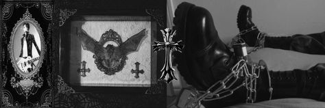 Goth Cover Photo, Goth Youtube Banner, Gothic Aesthetic Banner, Vampire Aesthetic Banner, Emo Discord Banner, Vampire Header, Goth Header, Emo Header, Gothic Header