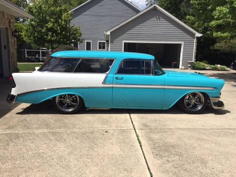 Custom Cars For Sale, Vintage Cars For Sale, Chevy Models, 1956 Chevy, 56 Chevy, Silverado Hd, Classic Cars Chevy, Chevy Nomad, Chevrolet Cars