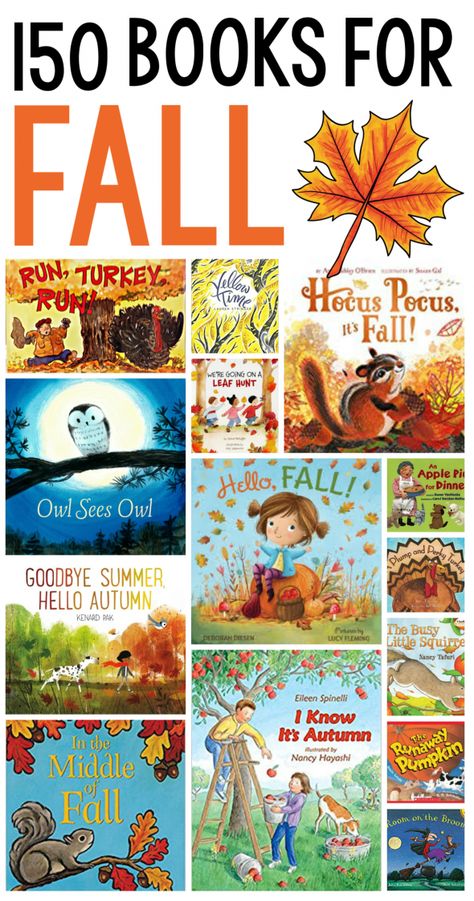 Check out this huge list of fall books for preschool through second grade! #fall #readaloud #preschool Fall Books Preschool, Fall Books, Thanksgiving Books, Fun Stories, Fall Reading, Fall Preschool, Fallen Book, Preschool Books, Books For Kids