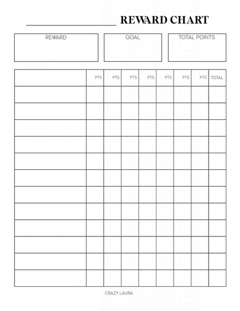 Teach your kids organization and responsibility with these free reward charts that come with two different versions! Free Reward Chart, Reward Chart Printable, Reward System For Kids, Kids Organization, Printable Reward Charts, Kids Painting Crafts, Reward Charts, Classroom Prizes, Kids Painting