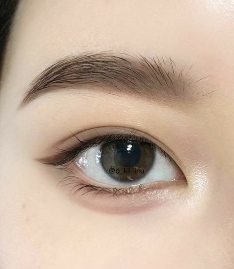 Douyin Eyebrows, Bentuk Alis, Anime Makeup, Doll Eye Makeup, Face Art Makeup, Korean Eye Makeup, Face Makeup Tutorial, Asian Eyes, Creative Eye Makeup