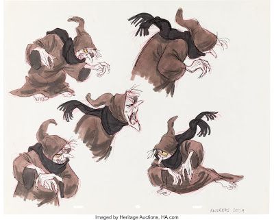 Milt Kahl, Black Cauldron, Human Character, Disney Now, Three Witches, Richard Sherman, The Black Cauldron, Holiday Dinner Party, Character Sheets