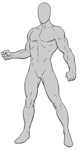 Superhero Base Drawing, Muscular Drawing Base, Male Body Base Drawing Reference, Poses Superhero, Superhero Poses Reference Male, Character Base Drawing, Superhero Poses Reference, Superhero Reference, Superhero Female