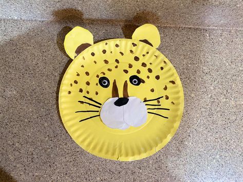 Cheetah Crafts For Kids, Cheetah Craft, Cheetah Crafts, Plate Crafts For Kids, Safari Crafts, Zoo Crafts, Paper Plate Animals, Paper Plate Crafts For Kids, Toddler Arts And Crafts