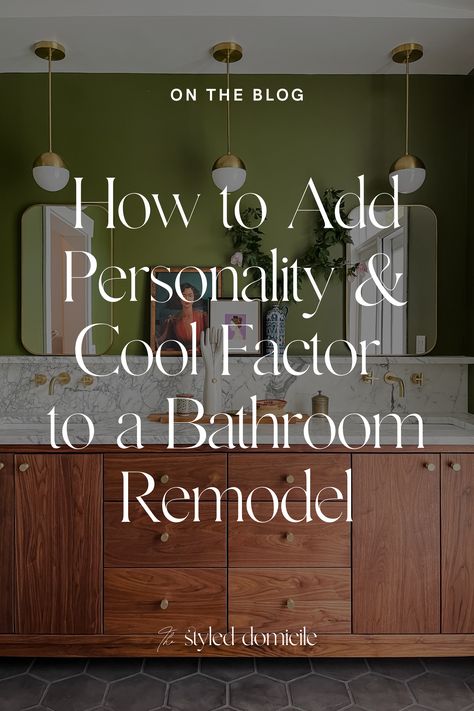 Before we get to these bathroom remodel ideas, let’s address the big, ugly elephant in the room. Because bathrooms used to be cool guys.

From the 1920s to the 80s, they were funky and fun. Blue toilets! Patterned wallpaper! Colorful tile! Bathrooms of the past had major personalities. 

Enough is enough! Bathrooms deserve more from us. Let’s make bathrooms interesting again. So here are seven bathroom remodel ideas to make bathrooms cool again. Fun Tile Bathroom, Funky Tile, Quick Bathroom Updates, Tile Bathrooms, Funky Bathroom, Colorful Tile, Patterned Wallpaper, Elephant In The Room, Wallpaper Colorful