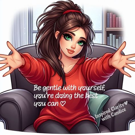 Be gentle with yourself, you're doing the best you can ♡ Girly Art Illustrations Life, Image Girly, Good Morning People, Typography Design Quotes, Gentle With Yourself, Fall Stickers, Positive Vibes Quotes, Digital Collages, Vibes Quotes