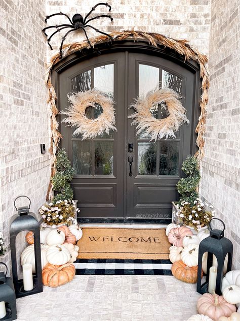 MEGAWHEELS Handmade Pampas Grass … curated on LTK Call Front Door Decor, Layering Rug, Walmart Home Decor, Blush Decor, My Texas House, Fall Porch Decor, Halloween Front Porch Decor, Grass Decor, Pampas Grass Decor