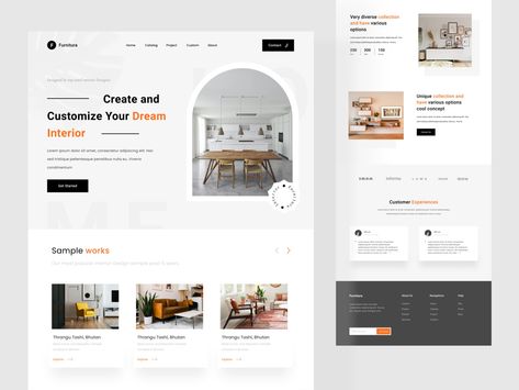 Home Renovation Website Design, Agency Website Design, Interior Design Website, Ux Design Inspiration, Agency Website, User Experience Design, Best Web Design, Ux Web Design, Website Inspiration