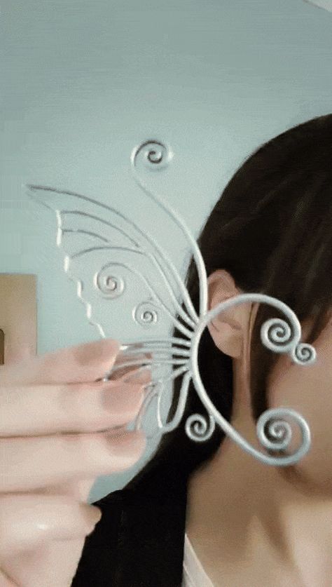 Butterfly Wing Earring 3d Printed Butterfly, No Support, Butterfly Wing Earrings, Copyright Law, Butterfly Clips, Butterfly Wing, Valentine Box, A Fairy Tale, Wing Earrings