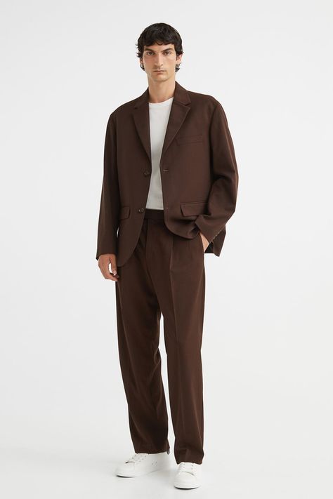 Trousers Outfit Men, Brown Pants Outfit, Semi Formal Outfit, Gala Outfit, Pants Outfit Men, Suits Clothing, Brown Suits, Fashion Suits For Men, Suit Trousers