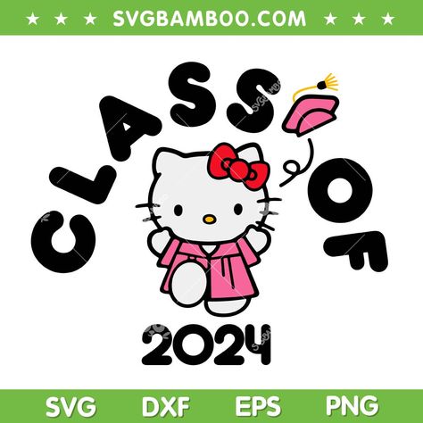 Grad Hello Kitty, Hello Kitty Leavers Shirt, Hello Kitty Graduation Party Ideas, Hello Kitty Graduation Lei, Hello Kitty Graduation Cakes, Hello Kitty Graduation Party, Sanrio Graduation, Hello Kitty Graduation Cap, Hello Kitty Senior