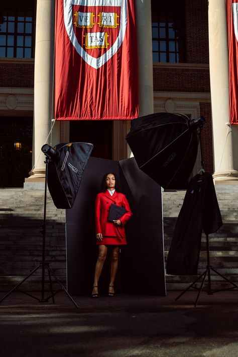 Yara Shahidi Wore Custom Dior for Her Harvard Graduation | Vogue Harvard Graduation, College Grad Pictures, Harvard Graduate, Graduation Cap And Gown, Yara Shahidi, Senior Year Of High School, Graduation Photography Poses, Graduation Picture Poses, Grad Photoshoot