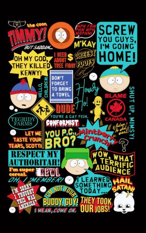 South Park Quotes South Park Wallpaper For Ipad, South Park Wallpaper Y2k, Ipad Wallpaper South Park, South Park Iphone Theme, Iphone Wallpaper South Park, Southpark Phone Wallpaper, Kenny South Park Wallpaper Aesthetic, Southpark Lockscreen, Wallpaper Backgrounds South Park