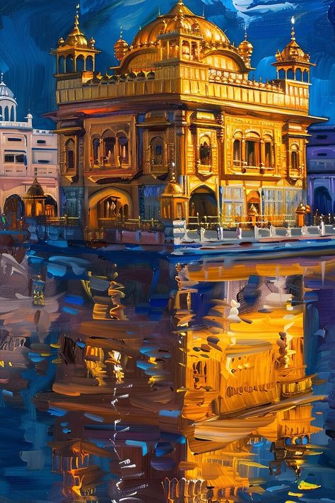 Gurudwara Sikh Art Golden Temple Poster Unframed Sikh Wall Art Sikhism Gurudwara Sahib Wallpaper Sikh Gift Home Decor Sikh Art Oil Painting - Etsy Norway Golden Temple Painting, Golden Temple Canvas Painting, Gurudwara Sahib Wallpaper, Darbar Sahib Painting, Darbar Sahib Golden Temple Wallpaper, Gurudwara Sahib, Harminder Sahib Golden Temple, Indian Temple Oil Painting, Temple Poster