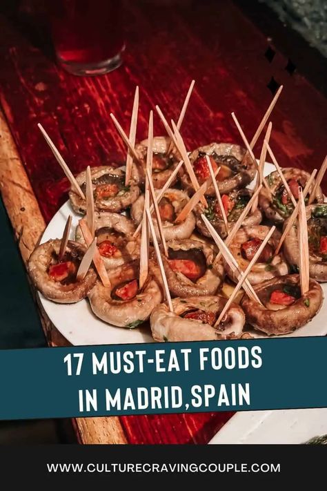 This insiders guide of what to eat in Madrid covers all the best food you must try and where to find them! Guaranteed to be worth every calorie! Chorizo Stuffed Mushrooms, Madrid Food, Fried Cod, Spanish People, Madrid Travel, Cool Restaurant, Good Foods To Eat, Spanish Food, Food Tours