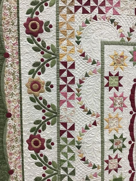 Applique Quilt Borders, Applique Borders, Cave Creek Arizona, Salt Box House, Taking It Slow, Quilt Borders, Row Quilt, Border Ideas, Box House