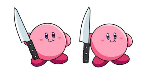 Kirby With A Knife Meme With Custom Cursor browser extension you can change your cursor to a custom one from cursor collection or upload your own cursor Kirby Knife Drawing, Kirby With A Knife Drawing, Kirby With A Knife Tattoo, Kirby Knife Tattoo, Kirby Holding A Knife, Kirby With A Knife, Kirby Meme, Kirby Tattoo, Kirby Pics