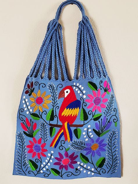 Accessories handmade, hand bags | Otomi, Mayan | Arizona | USA Mexican Crochet, Hand Bags Ideas, Crochet Hand Bags, Hobo Bag Patterns, Crochet Tote Pattern, Boho Chic Bags, Canvas Bag Design, Crochet Doll Tutorial, Hand Bags For Women