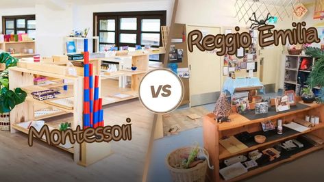 Both Reggio Emilia vs Montessori are child-centered approaches, but their underlying principles and methods differ. Reggio Emilia, Montessori