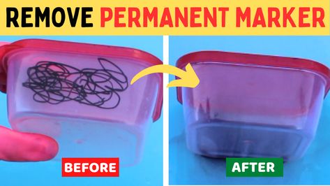 In this video, we present How to Remove Permanent Marker Sharpie from Plastic Surfaces - 5 Ways To Do It! If you have ever accidentally marked a plastic surface with a permanent marker or Sharpie, you know how tough it can be to remove the stains. That's why we have compiled easy and effective techniques that can help you get rid of the stubborn marks and leave surfaces spotless. 😀 How To Get Permanent Marker Off Plastic, How To Remove Sharpie From Plastic Toys, How To Remove Sharpie, Remove Permanent Marker, Ink Stain Removal, Marker Stain, Pen Stain, Sharpie Markers, Plastic Pouch