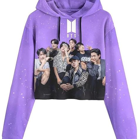 Women Cotton Crop Hoodie BTS Price 599 60% discount Contact us to buy Woodie t-shirt. Bts Purple, Bts Hoodie, Funky Monkey, Pop T, Womens Sweatshirts Hoods, Crop Top Hoodie, Crop Hoodie, High Waist Bottoms, Workout Sweatshirt