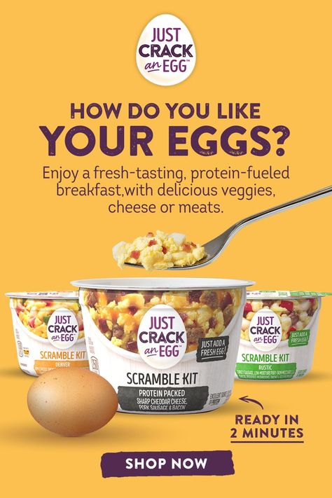 Just Crack an Egg. Enjoy a fresh tasting, protein fueled breakast with delicious veggies, cheese or meats. It's ready in 2 minutes! One Pot Comfort Food Recipes, Las Vagus, Anger Relief, Adam Frankenstein, Health Wallpapers, Stew Recipes Crockpot, French Chicken, Delicious Veggies, Christmas Food Dinner