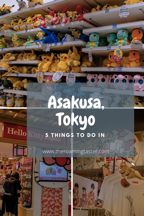 5 Things to do in Asakusa, Tokyo Things To Do In Asakusa, Japan Cruise, Tokyo Asakusa, Tokyo Things To Do, Dream Japan, Shinjuku Japan, Japan With Kids, Akasaka Tokyo, Travel Tokyo