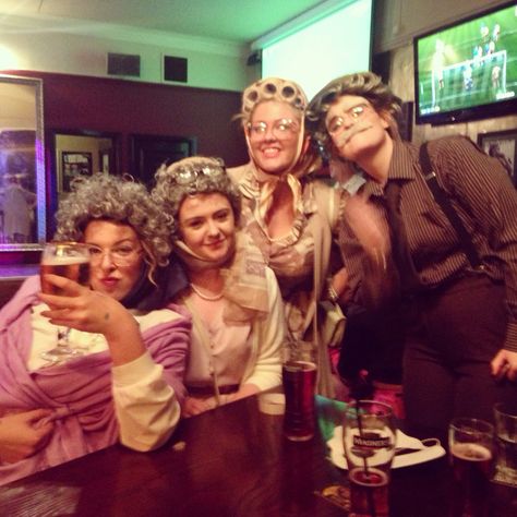 Granny Night Out Party, Granny Theme Party, Granny Bachelorette Party, Old Lady Bachelorette Party, Themes For Bachelorette Party, Old People Party Theme, Granny Fancy Dress, Dress Up Themes, Granny Party