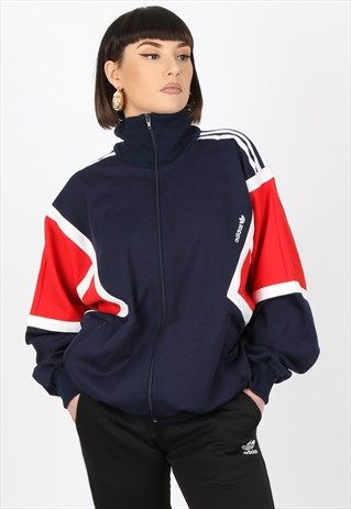 VINTAGE ADIDAS TRACK JACKET Womens Sweat Suits, Tom Hilfiger, Blazer Street Style, Sweat Suits, Jacket Adidas, Sweat Suit, Stylish Hoodies, Adidas Vintage, Adidas Track Jacket