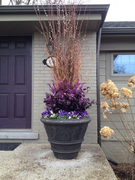 Door Planters, Spring Planters, Front Door Planters, Deborah Silver, Summer Planter, Spring Planter, Patio Flowers, Porch Flowers, Planting Pots