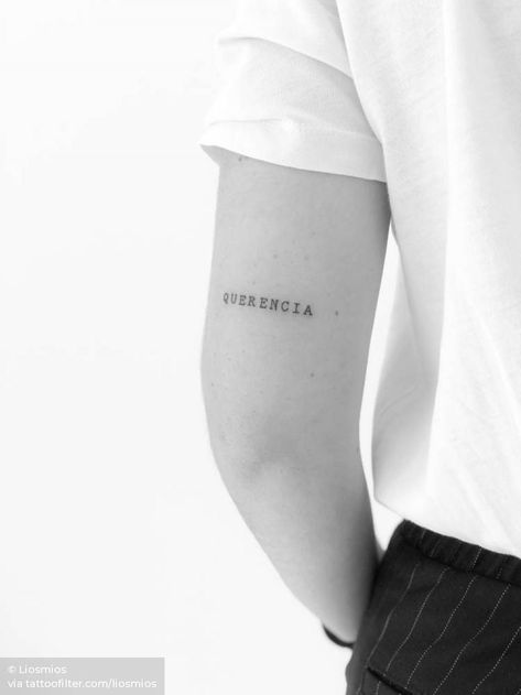 Awful Tattoos, Kpop Tattoos, Small Chest Tattoos, Elbow Tattoo, Elbow Tattoos, Writing Tattoos, Inspiration Tattoos, Spanish Culture, Typewriter Font